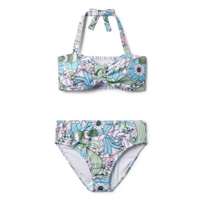 Floral Halter Recycled 2-Piece Swimsuit - Janie And Jack
